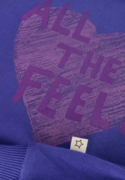 blauwe your wishes sweater feels oversized sweater