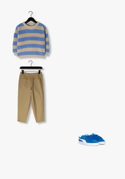 blauwe yuki kidswear trui stripes sweater