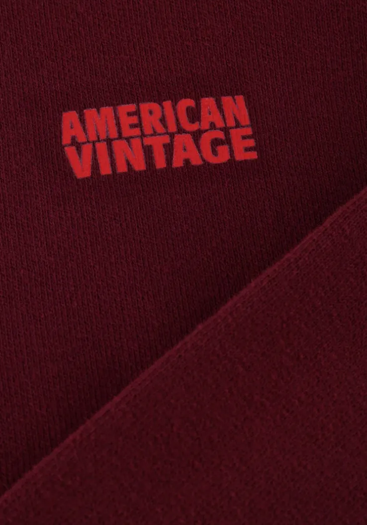 bordeaux american vintage trui izubird s