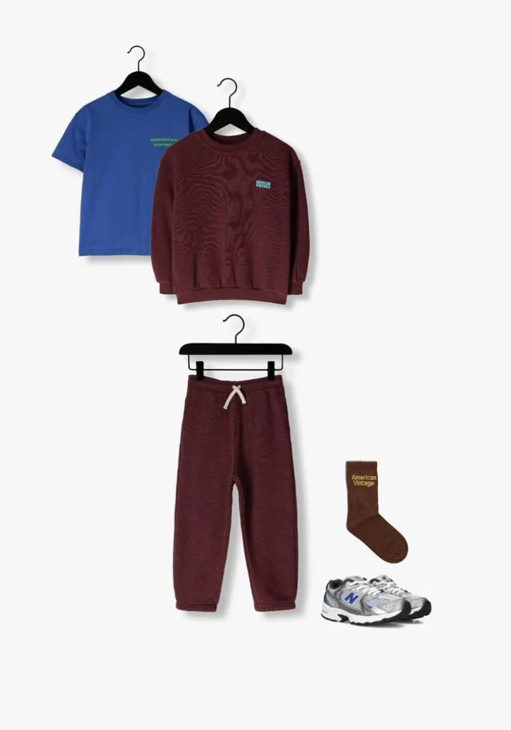 bordeaux american vintage joggingbroek doven jogger