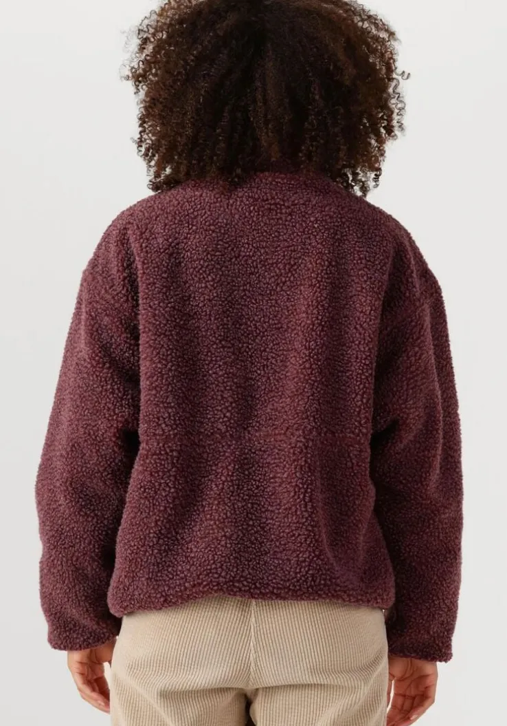 bordeaux american vintage faux fur jas hoktown woman