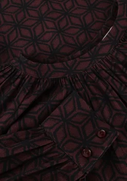 bordeaux by-bar mini jurk dae contiki dress