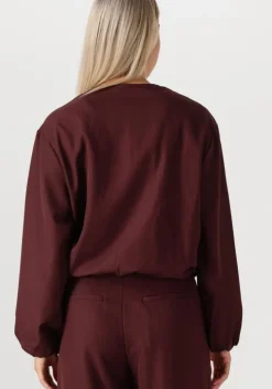 bordeaux co'couture jack luna balloon zip jacket