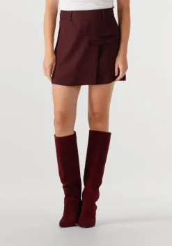 bordeaux co'couture minirok luna pocket skirt