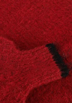 bordeaux co'couture trui coraliecc crop rib o-knit