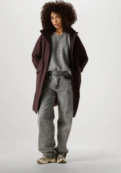 bordeaux elvine gewatteerde jas signy