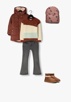 bordeaux koko noko gewatteerde jas q52920