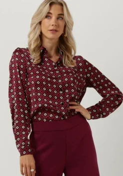 bordeaux liu jo blouses camica ts m/l chiffon stam