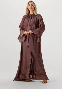 bordeaux mes demoiselles maxi jurk frelly