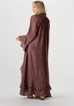 bordeaux mes demoiselles maxi jurk frelly