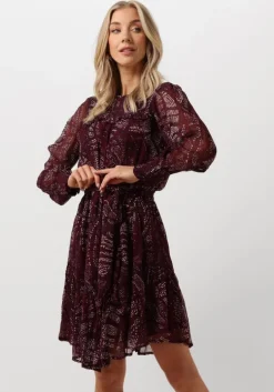 bordeaux moliin mini jurk franceska