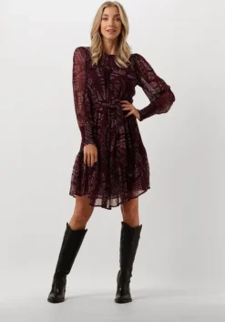 bordeaux moliin mini jurk franceska