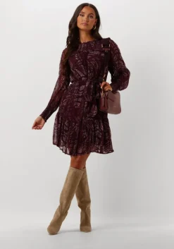 bordeaux moliin mini jurk franceska