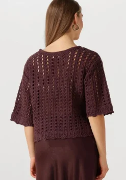 bordeaux msch copenhagen top mschfairyn 2 4 pullover