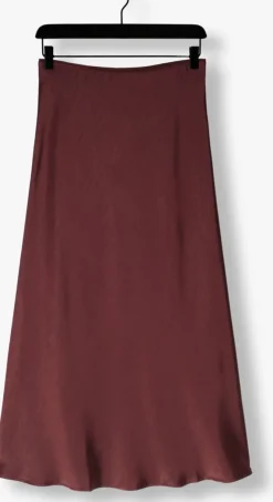 bordeaux neo noir maxirok vicky heavy sateen skirt