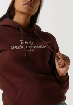 bordeaux peak performance trui w original hood