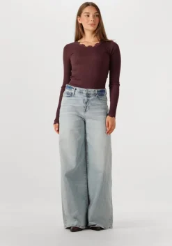 bordeaux rosemunde top babette silk t-shirt lace