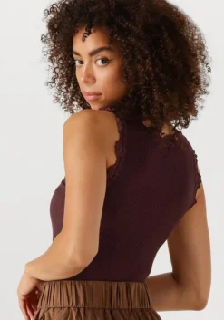 bordeaux rosemunde top babette silk top w/ lace