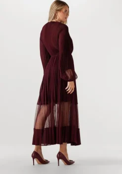 bordeaux twinset milano maxi jurk 252tp2641