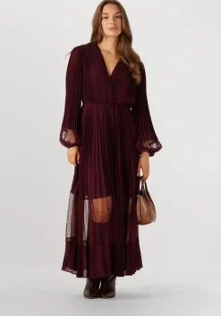 bordeaux twinset milano maxi jurk 252tp2641