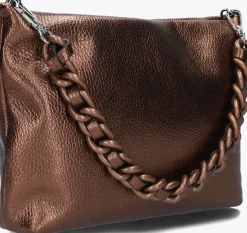 bronskleurig gianni chiarini schoudertas brenda 8265