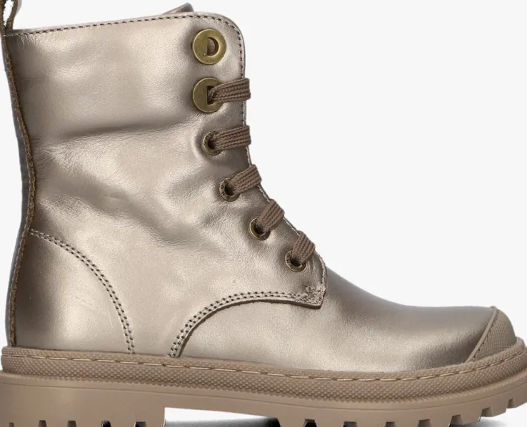 bronskleurig shoesme veterboots nt24w007