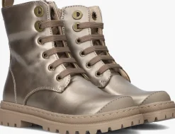 bronskleurig shoesme veterboots nt24w007