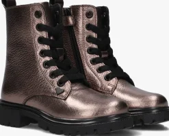 bronskleurig ton & ton veterboots liv