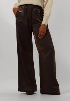 bronzen by-bar wijde broek benji metallic pant
