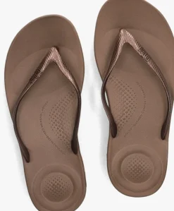 bronzen fitflop teenslippers iqushion