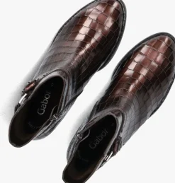 bronzen gabor enkellaarsjes 511