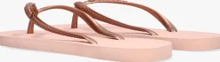 bronzen havaianas teenslippers slim crystal sw ii