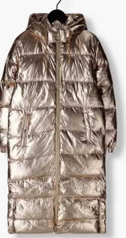 bronzen janice gewatteerde jas derrick