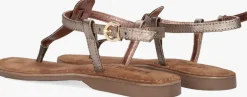 bronzen lazamani platte sandalen 75.422