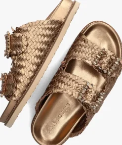 bronzen lina locchi slippers l1284