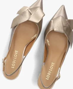 bronzen lodi slingbacks kal5307