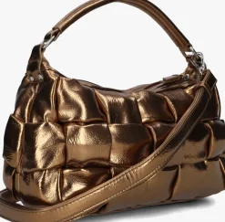 bronzen núnoo schoudertas lily braided recycled