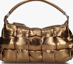 bronzen núnoo schoudertas lily braided recycled