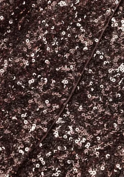 bronzen omoda atelier mini jurk x iris - ilse