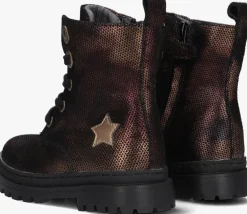 bronzen shoesme veterboots nt23w004