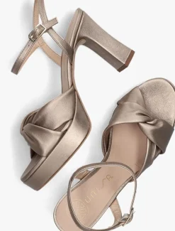 bronzen unisa sandalen onoa