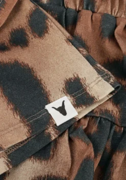 bruine alix mini minirok animal skirt