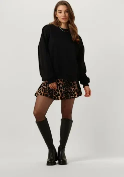 bruine alix the label minirok ladies woven animal wrap skirt