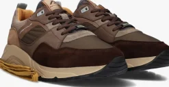 bruine ambitious lage sneakers strider