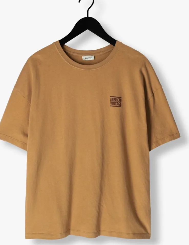 bruine american vintage t-shirt ykobow