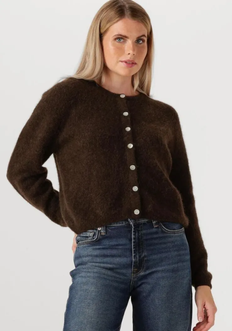 bruine american vintage vest vitow cardigan