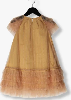 bruine ammehoela mini jurk nova