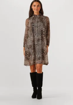 bruine ana alcazar mini jurk dress turtleneck