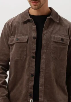 bruine anerkjendt overhemden akoscar cord overshirt
