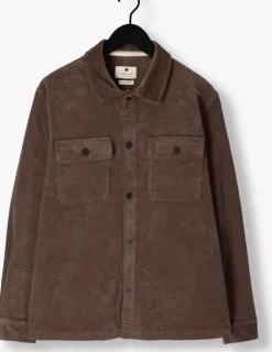 bruine anerkjendt overhemden akoscar cord overshirt